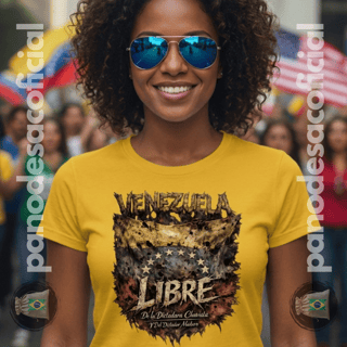 Camiseta VENEZUELA LIBRE Baby Long