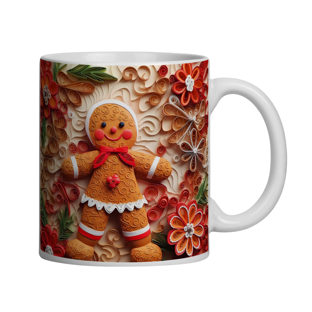Caneca 3D - Natal - Gingerbread