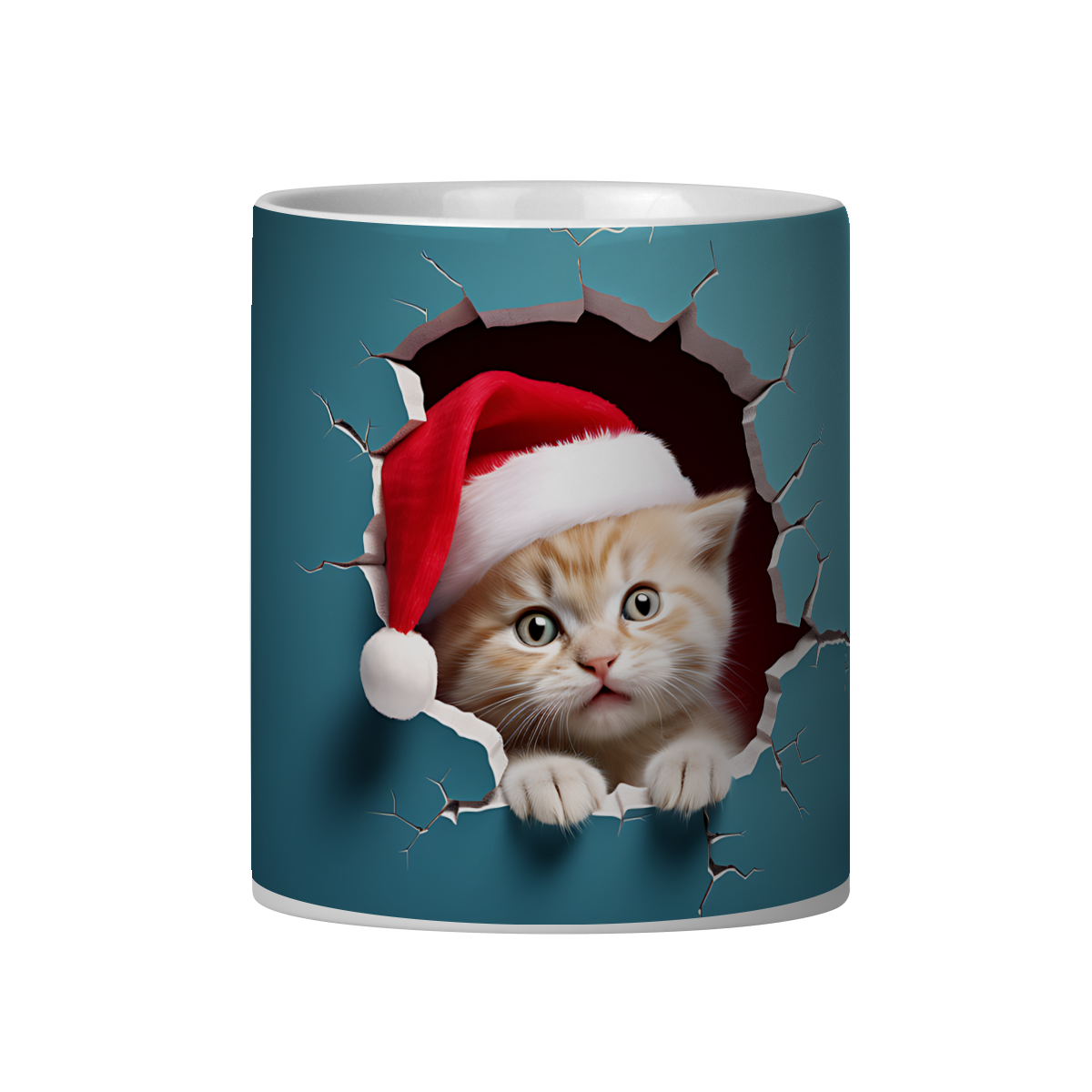 Caneca 3D - Natal - Gato