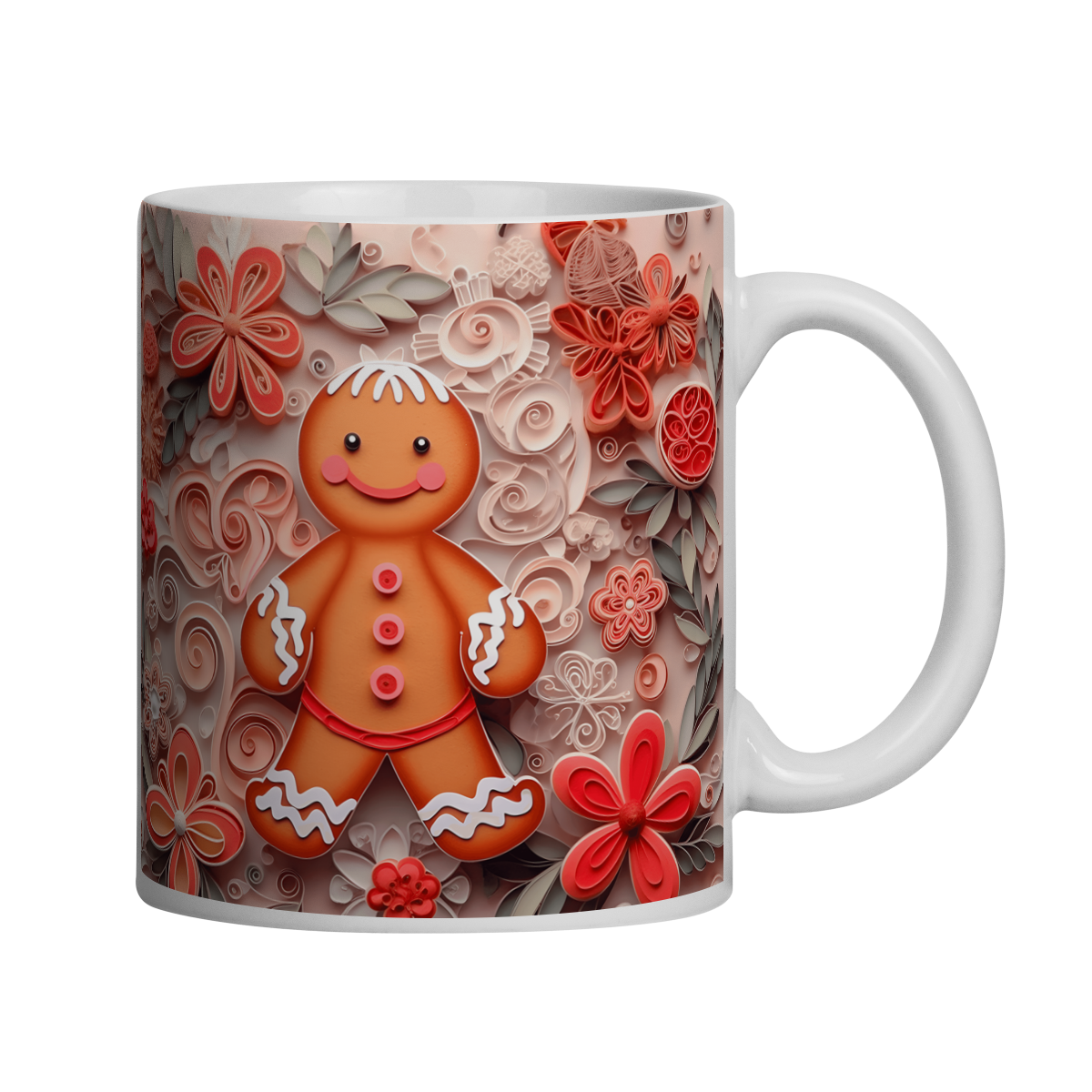 Caneca 3D - Natal - Gingerbread