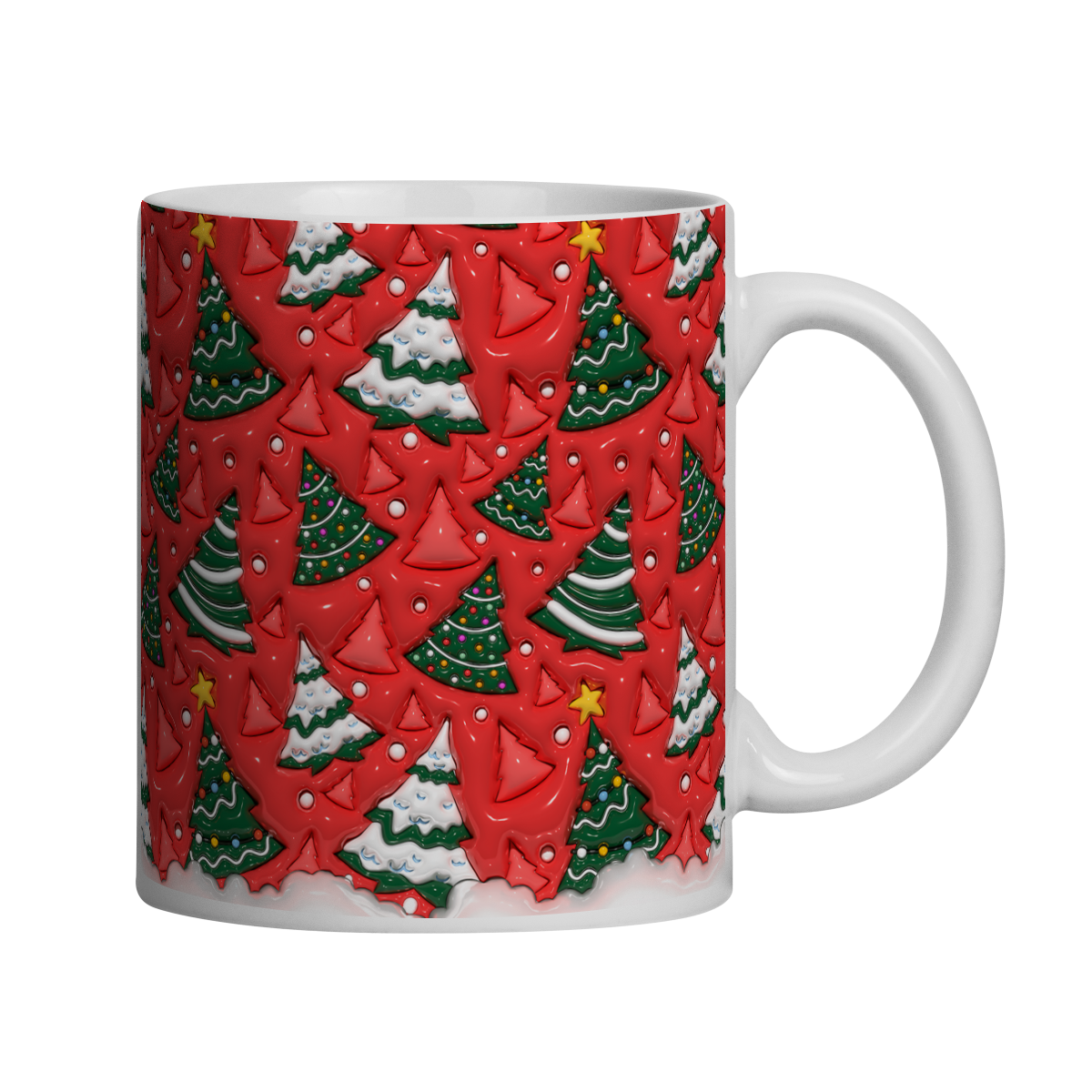 Caneca 3D - Natal - Pinheiros