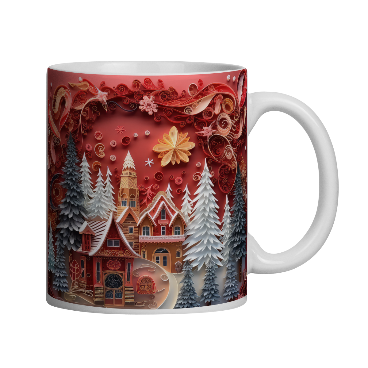 Caneca 3D - Natal - Cenário