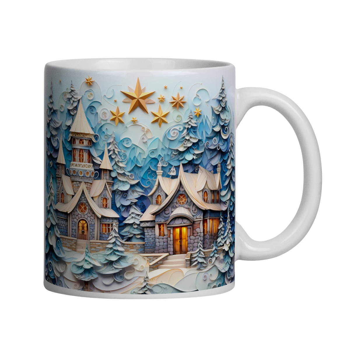 Caneca 3D - Natal - Cenário