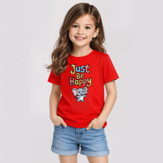 Just Be Happy – Apenas Seja Feliz (Infantil) | Tamanhos 2,4,6 e 8