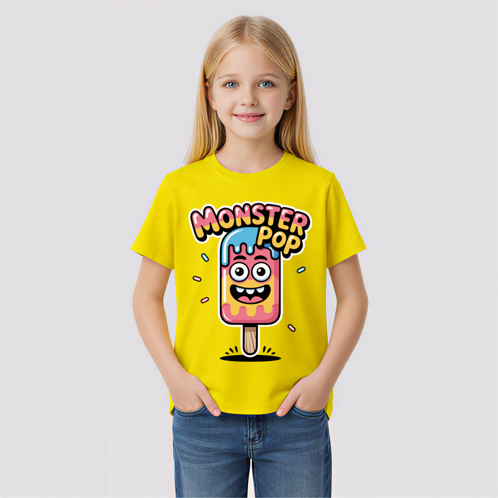 Monster Pop → Monstro Picolé (Kids) | Tamanhos 10, 12 e 14