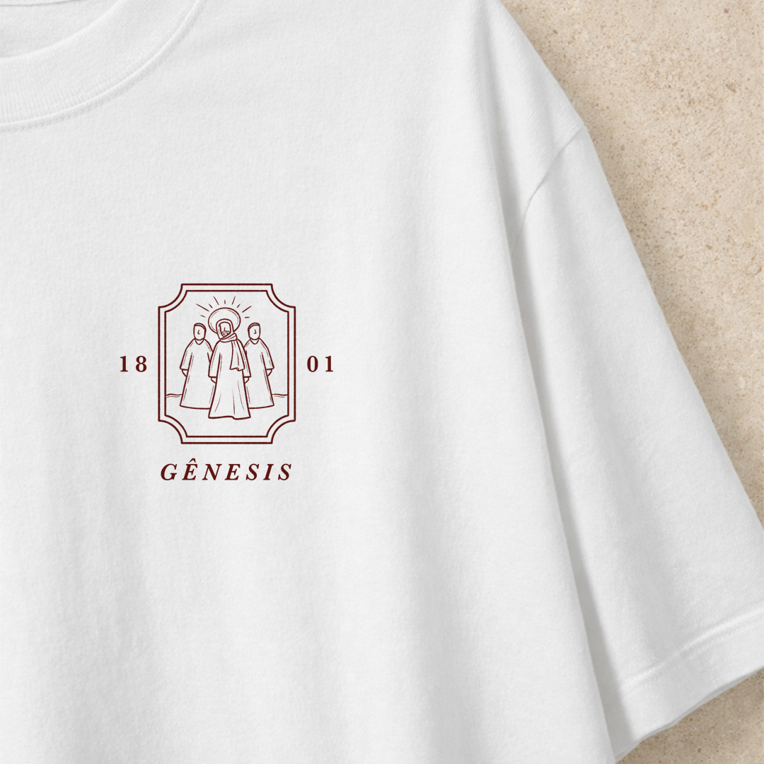 Camiseta Cristo em Gênesis (Gn 18:01)