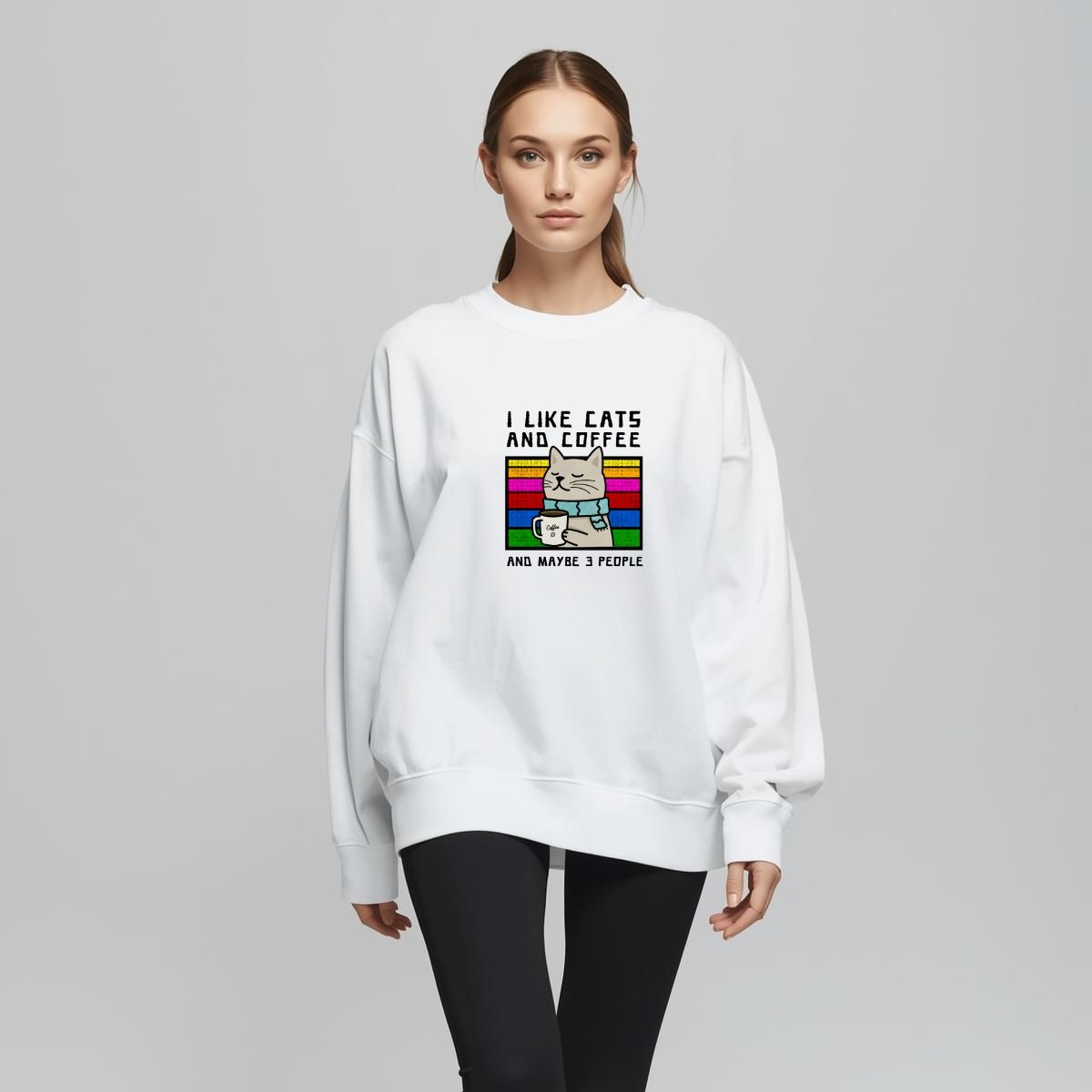 Nome do produto: Moletom Gato & Café