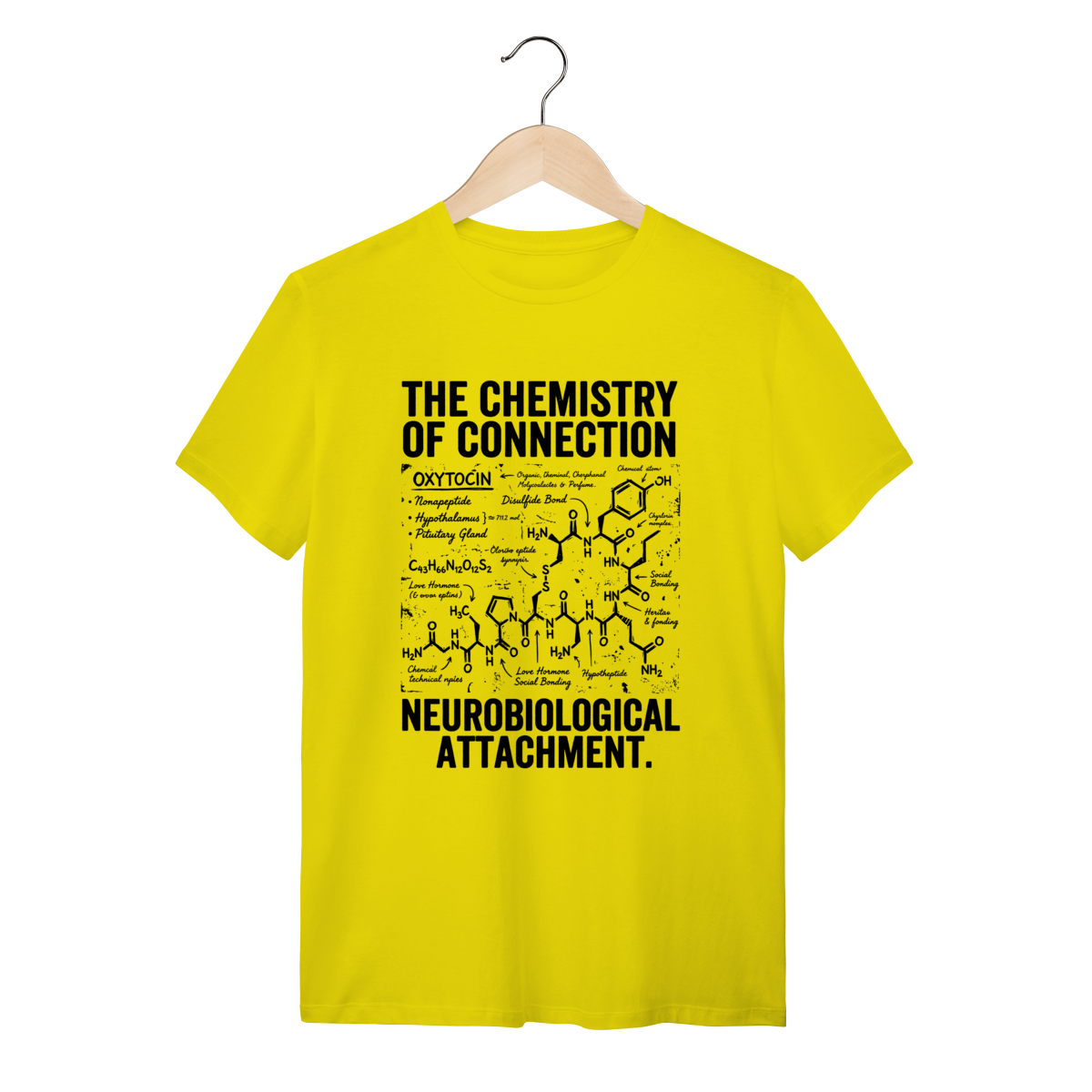 Camiseta Molécula de Oxitocina: A Química da Conexão