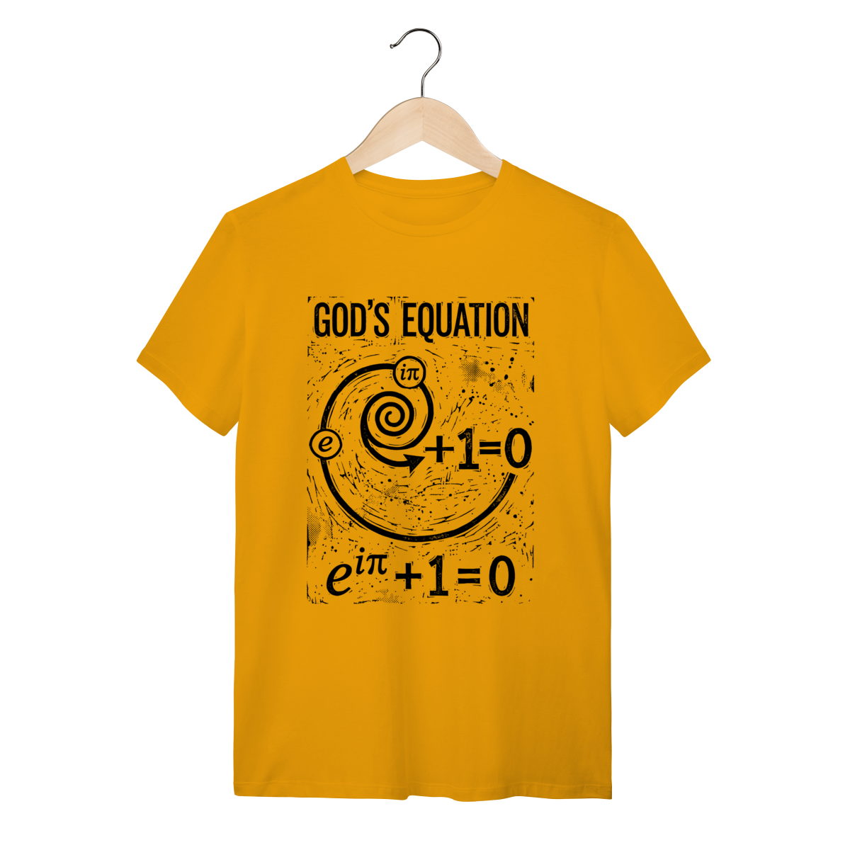 Nome do produto: Camiseta Euler\'s Identity: GOD\'S EQUATION (Matemáticos e Físicos)