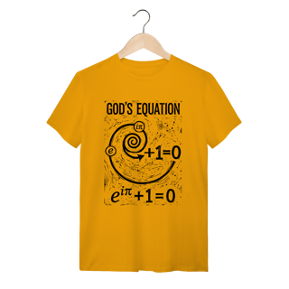 Camiseta Euler's Identity: GOD'S EQUATION (Matemáticos e Físicos)