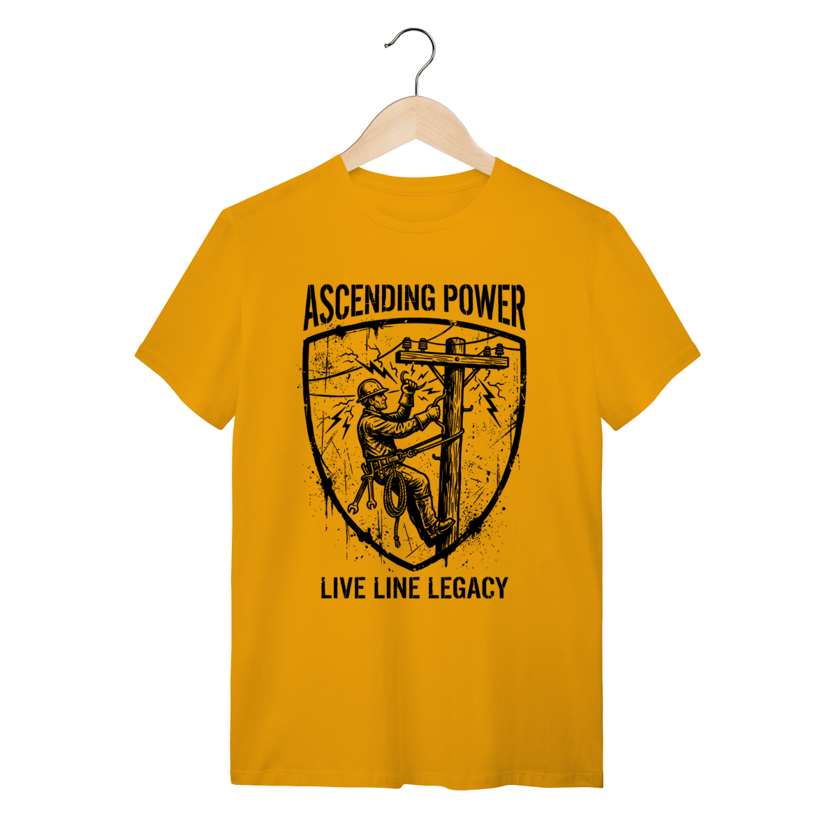 Camiseta Lineman: O Legado da Alta Tensão