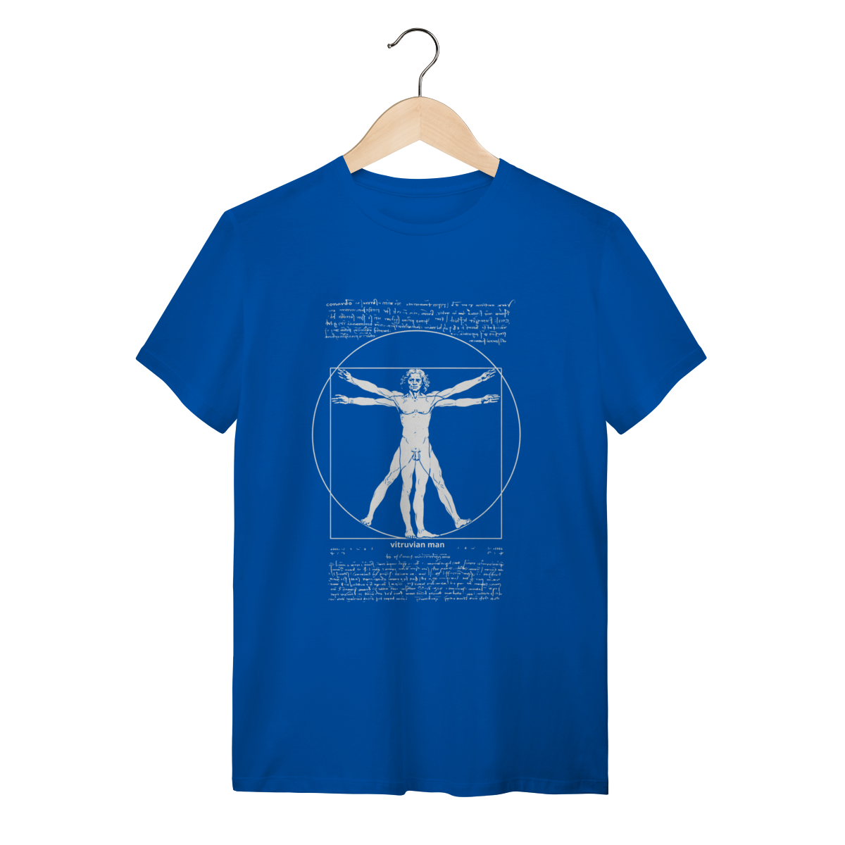 Camiseta Homem Vitruviano – Da Vinci e a Proporção Áurea