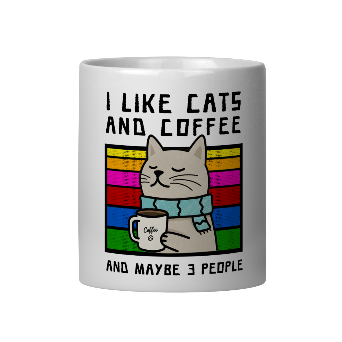 Caneca Gato & Café