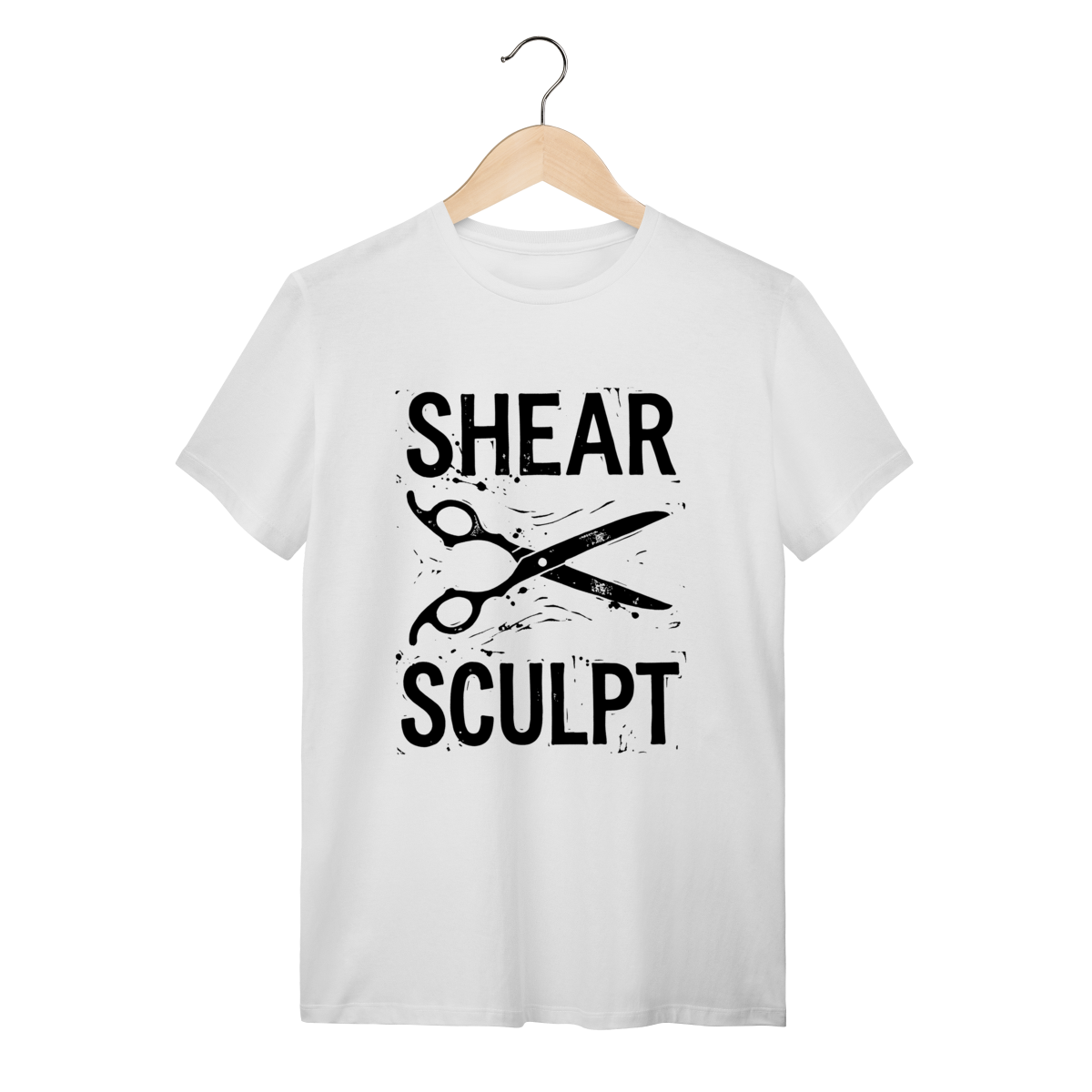 Camiseta Tesoura Stylist: A Escultura Viva