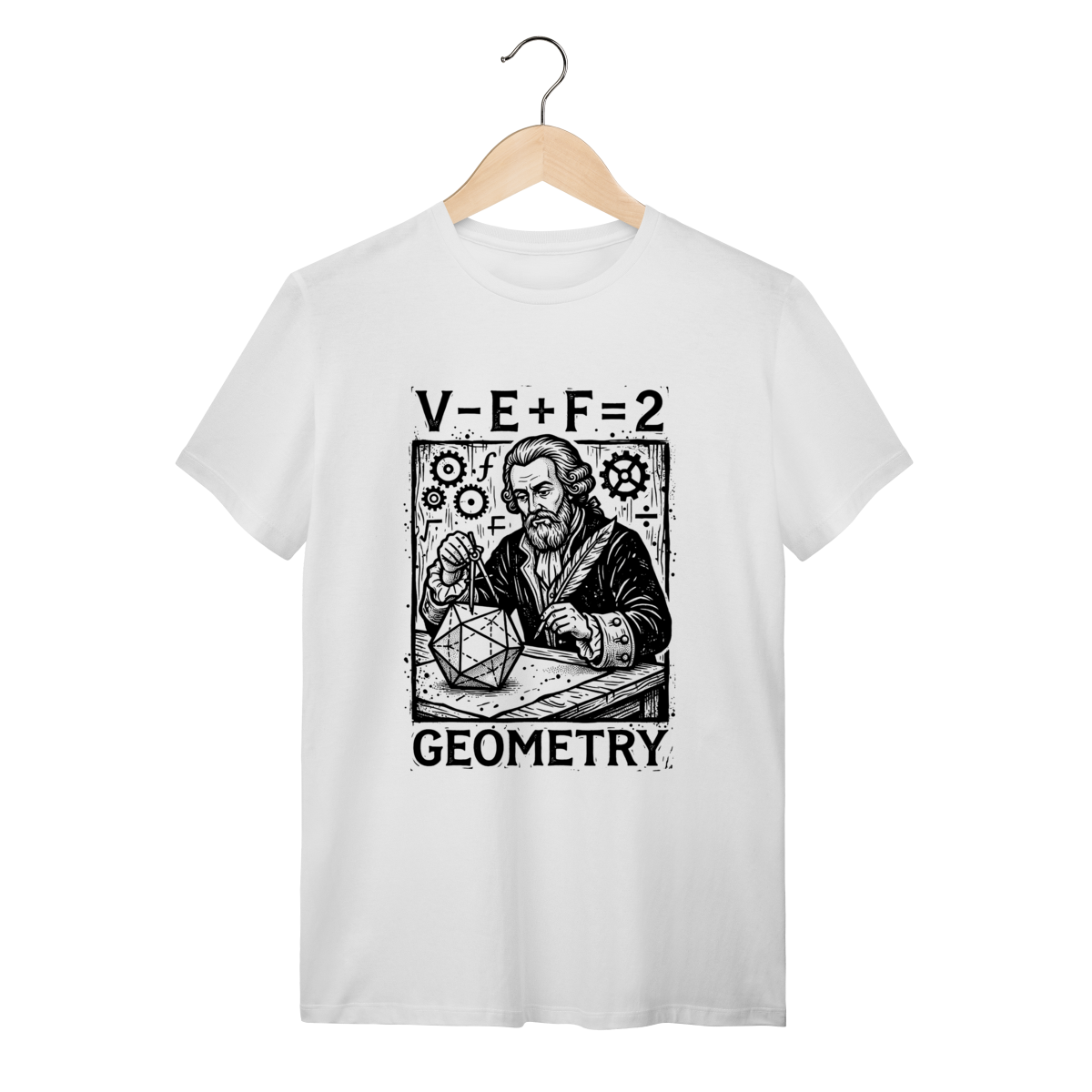 Nome do produto: Camiseta Fórmula de Euler – Matemática