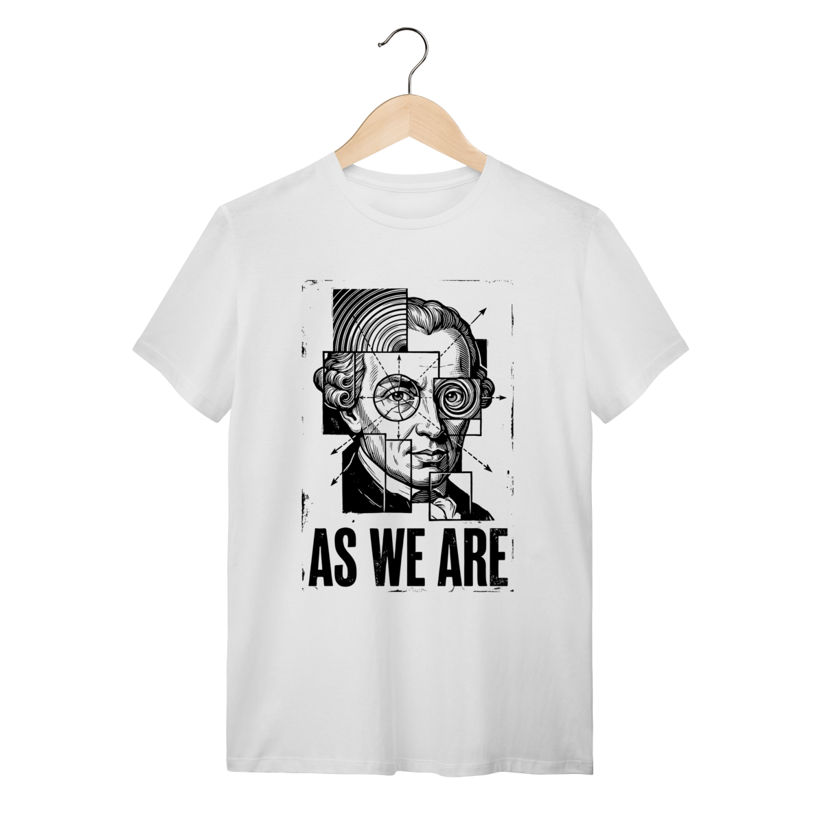 Camiseta Immanuel Kant – Coleção Razão Pura (As We Are)