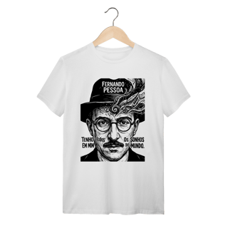 Camiseta Fernando Pessoa Poesia Algodão Premium