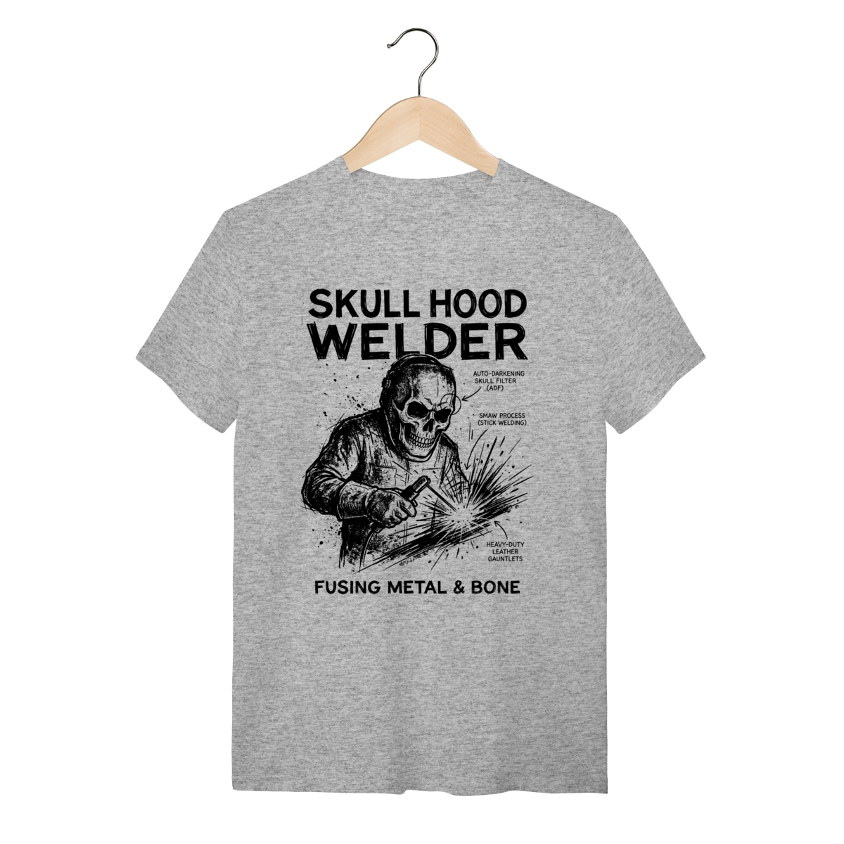 Camiseta Soldador: Forjado no Fogo