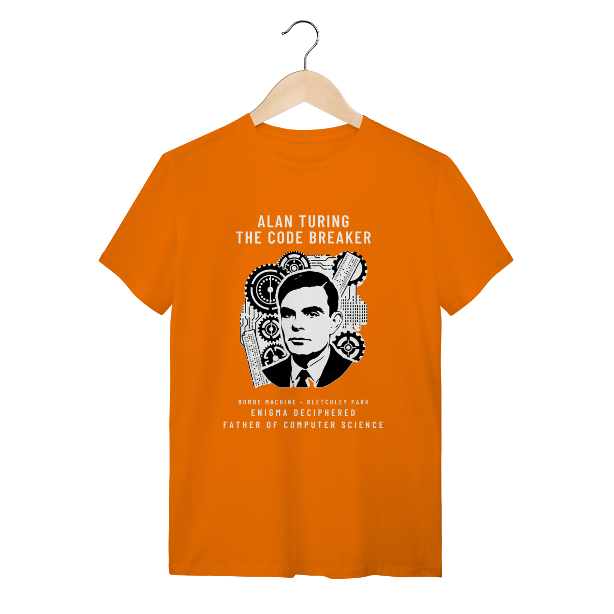 Camiseta Alan Turing - O Pai da Computação