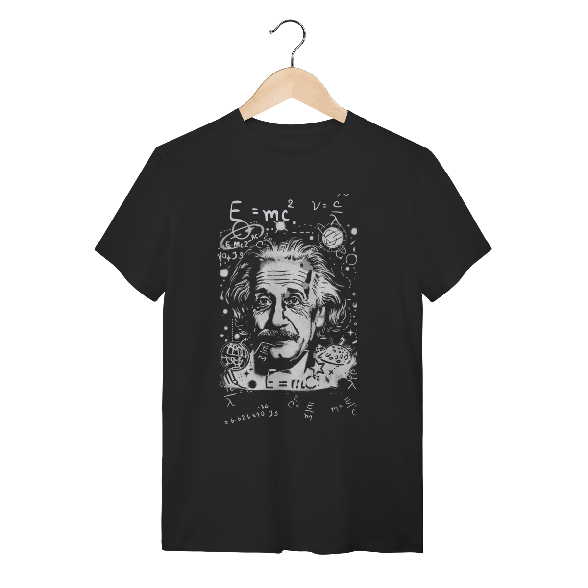 Camiseta Teoria da Relatividade - Albert Einstein | Premium Silk & Luck