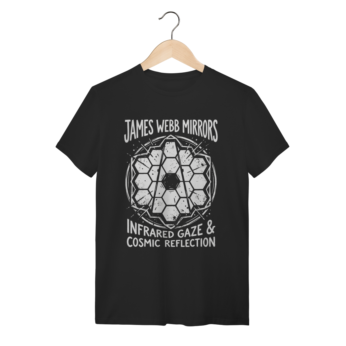 Camiseta James Webb: O Olhar do Infinito (Astronomia/Science)