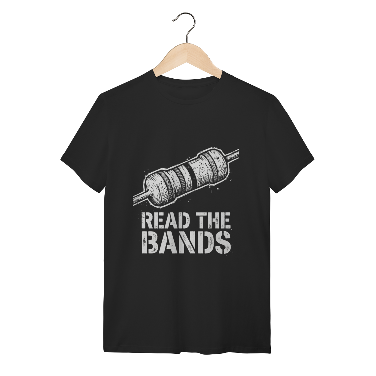 Nome do produto: Camiseta Código de Cores Resistor – Eletrônica
