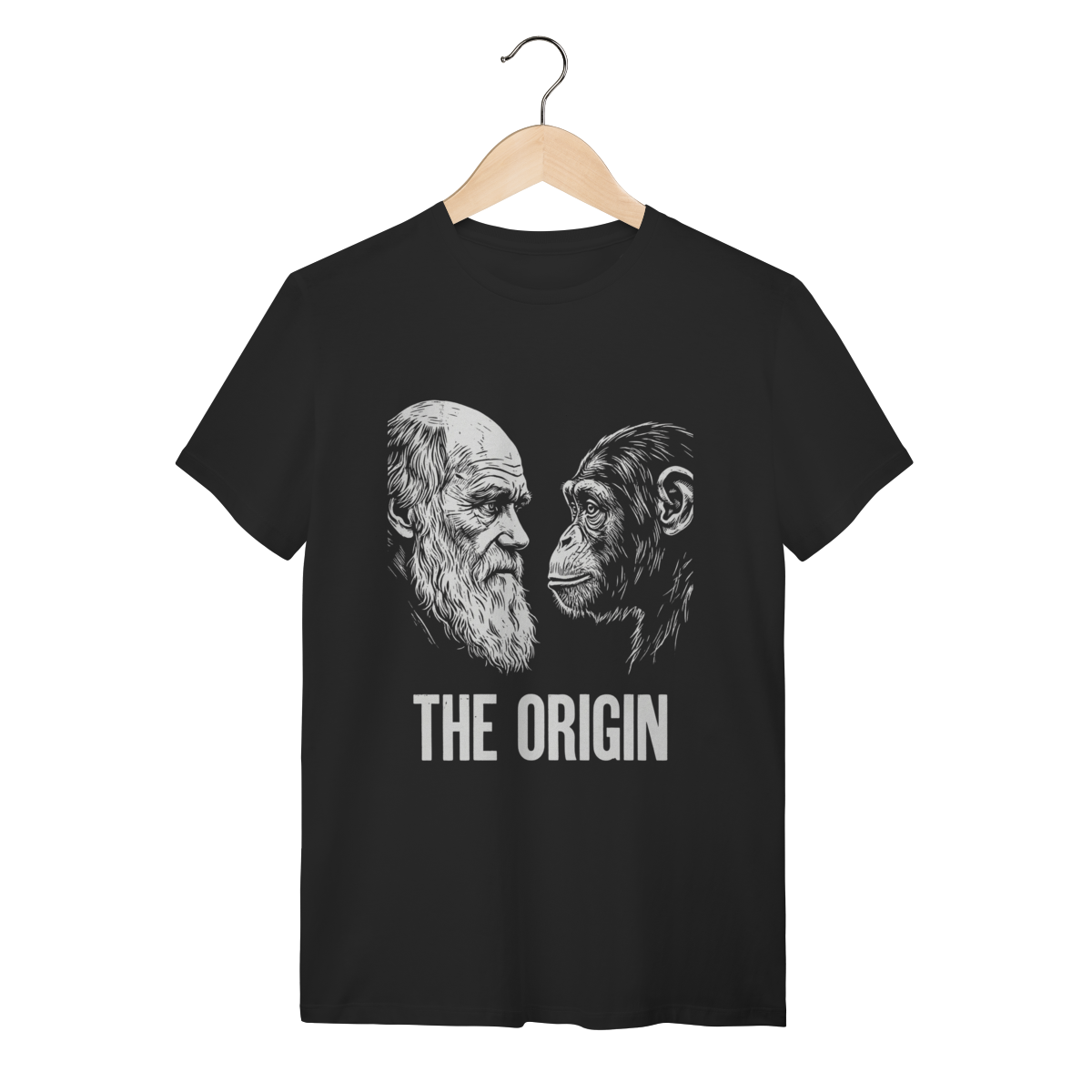 Camiseta Charles Darwin – Coleção A Origem (8 Estampas Exclusivas)