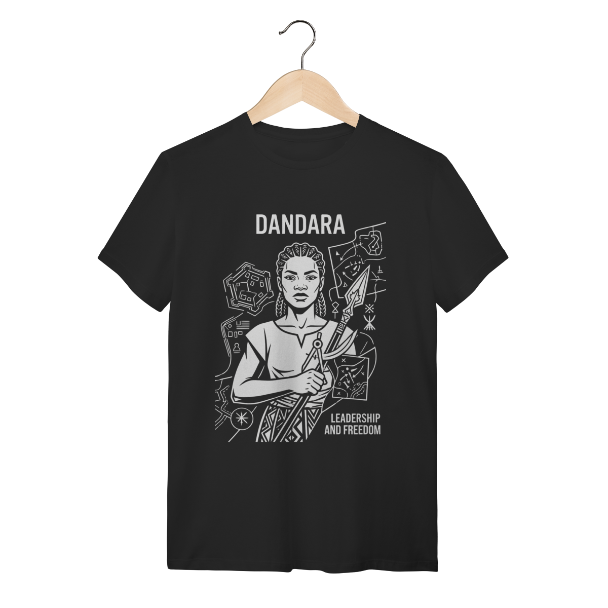 Camiseta Dandara dos Palmares – História do Brasil