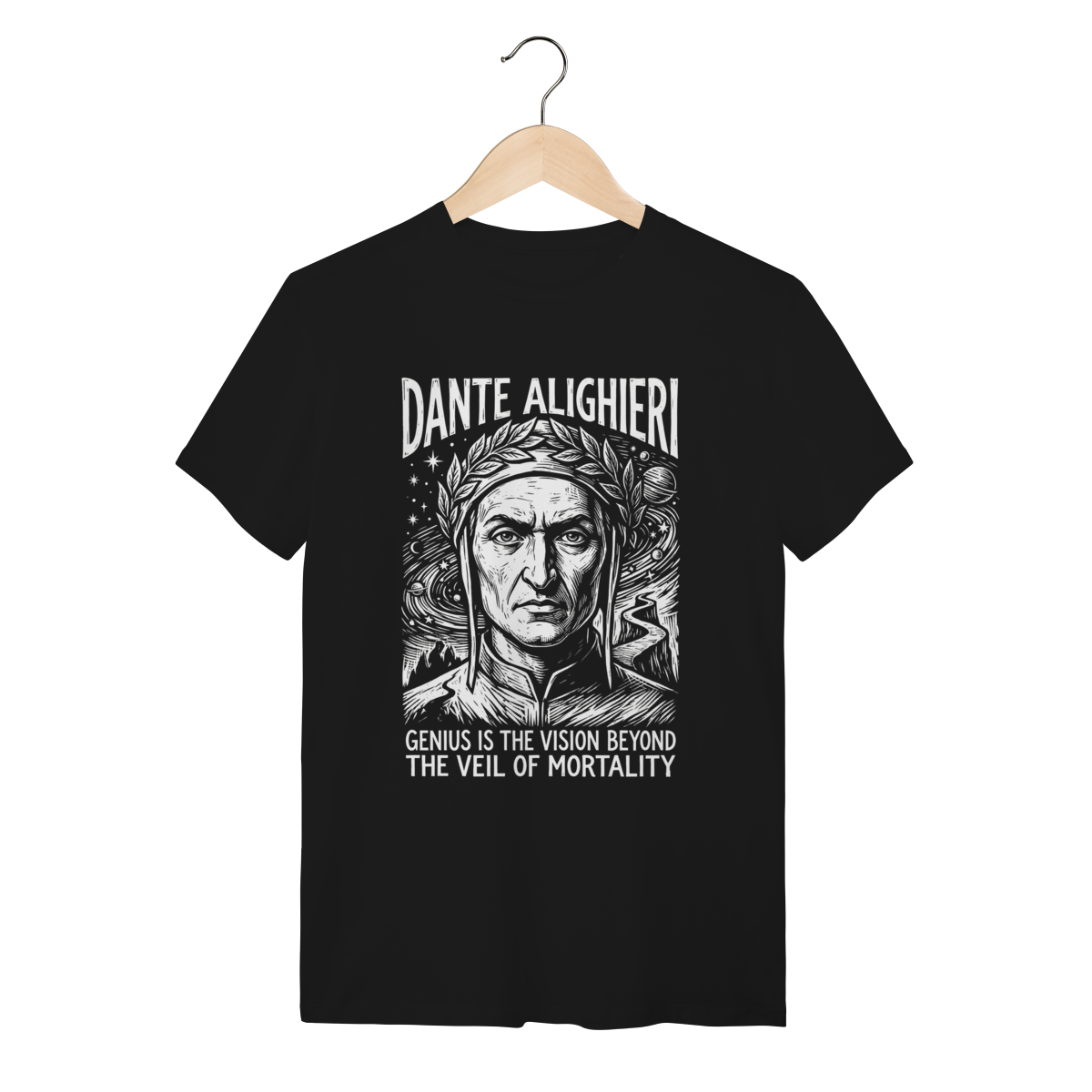 Camiseta Dante Alighieri Literatura Divina Comédia Unissex