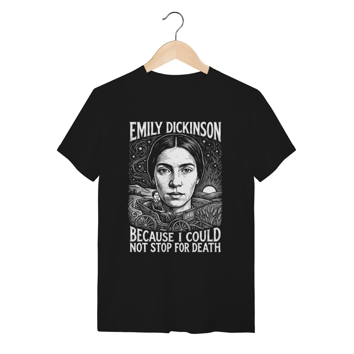 Camiseta Emily Dickinson Poesia Algodão Premium