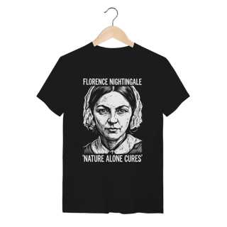 Camiseta Florence Nightingale Enfermagem Algodão Premium