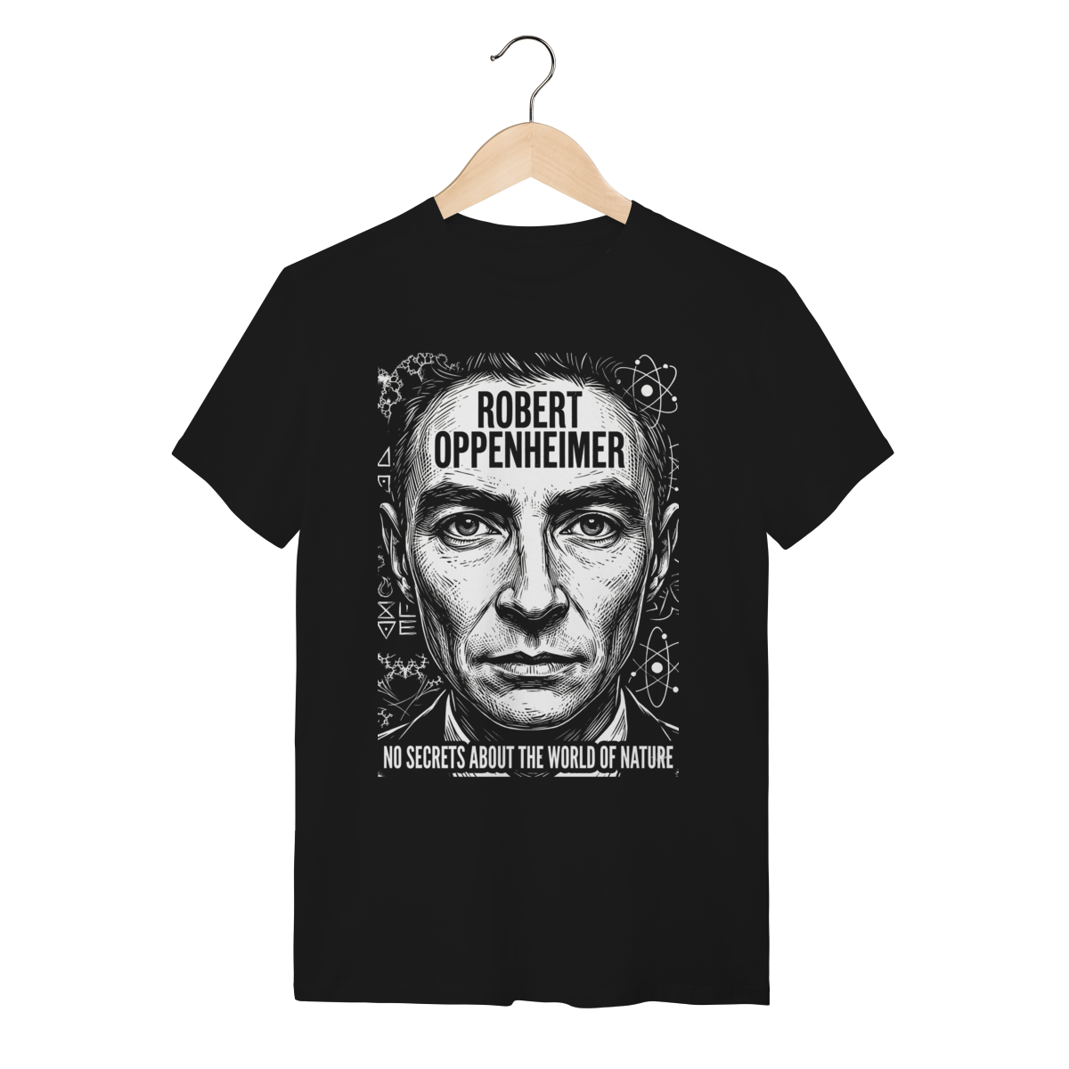 Nome do produto: Camiseta Robert Oppenheimer Ciência Algodão Premium