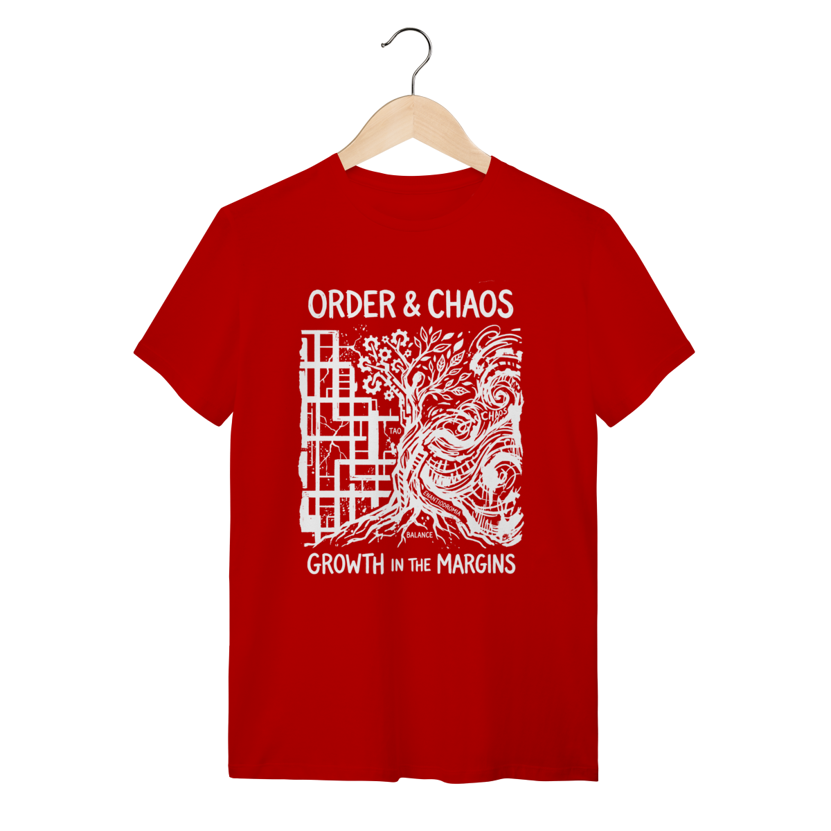 Camiseta Order & Chaos: O Equilíbrio do Tao e Jung