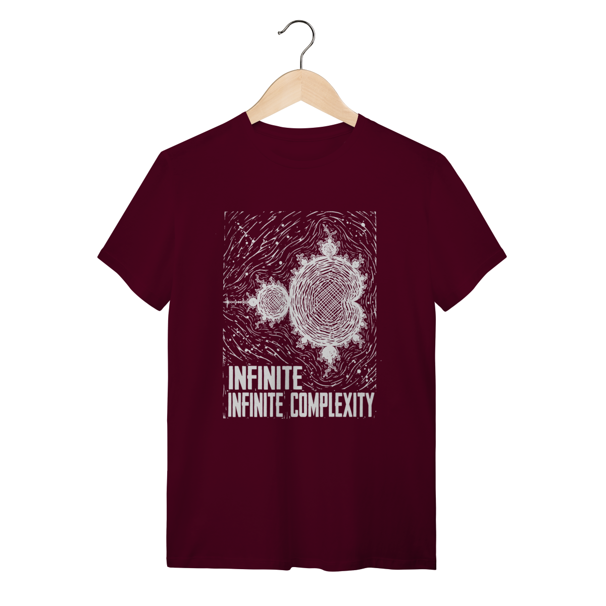 Camiseta Conjunto de Mandelbrot: O Mapa do Caos (Ciência & Matemática)