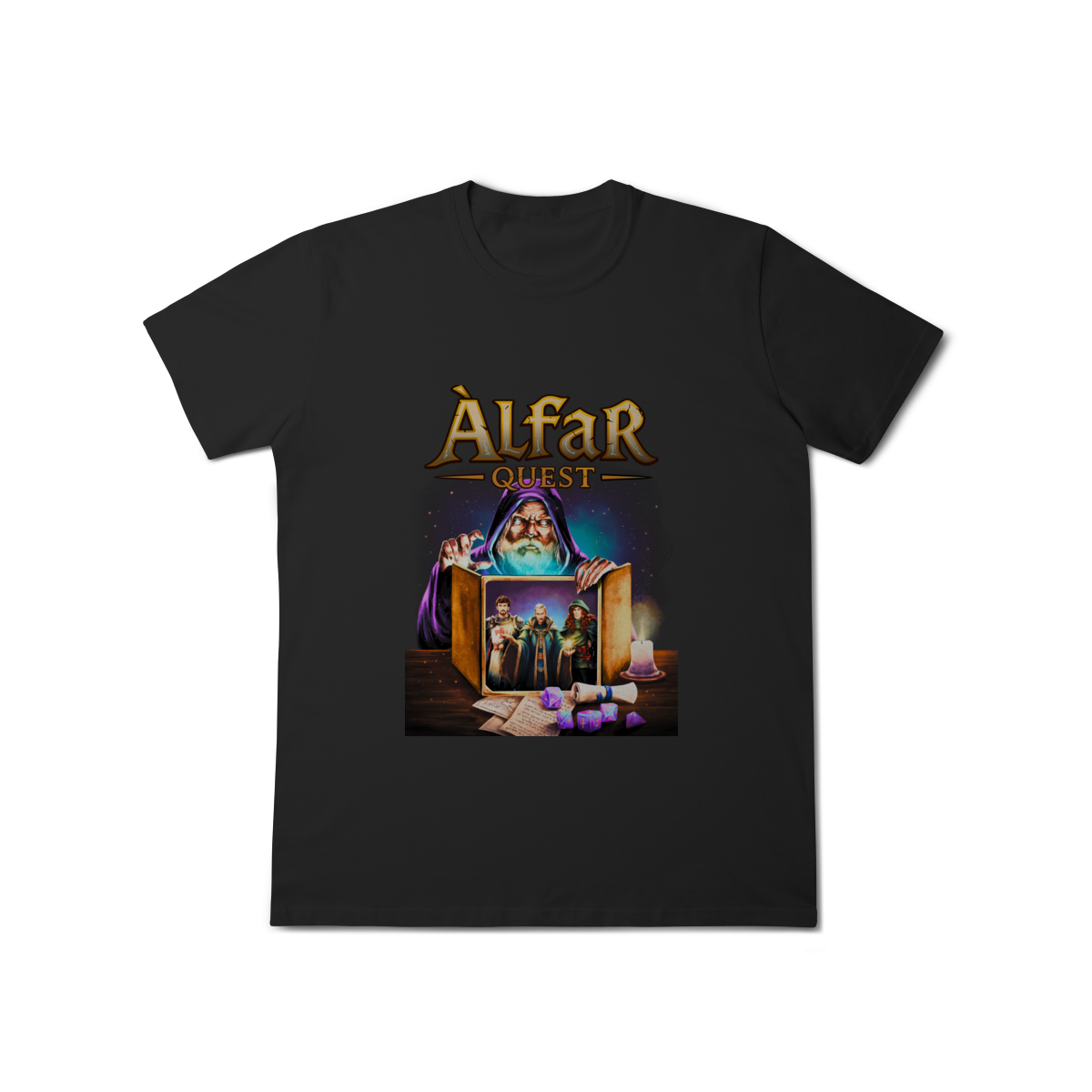 Camiseta - Alfar Quest - Into the Crystal Deep