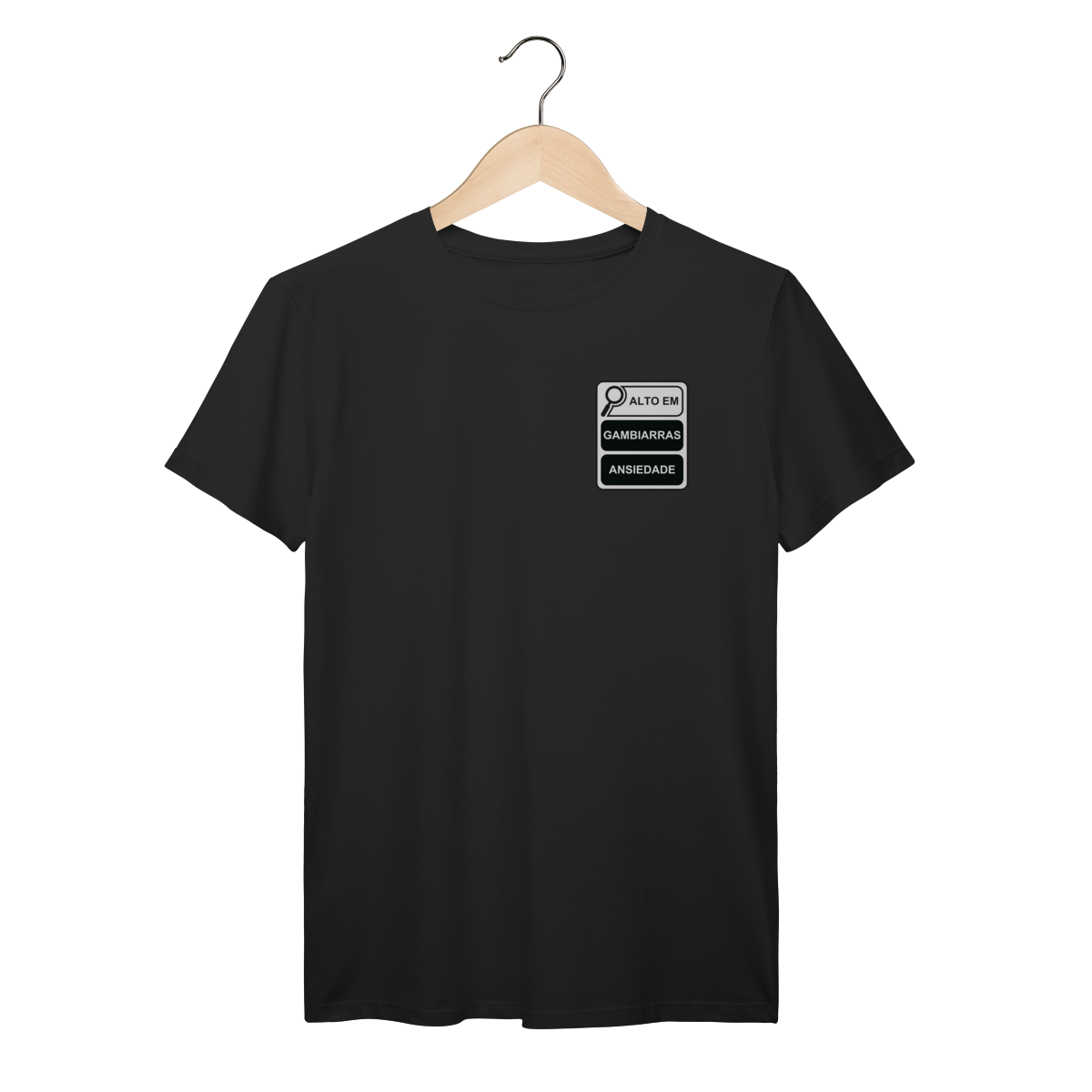 Camiseta alto em gambiarras e ansiedade