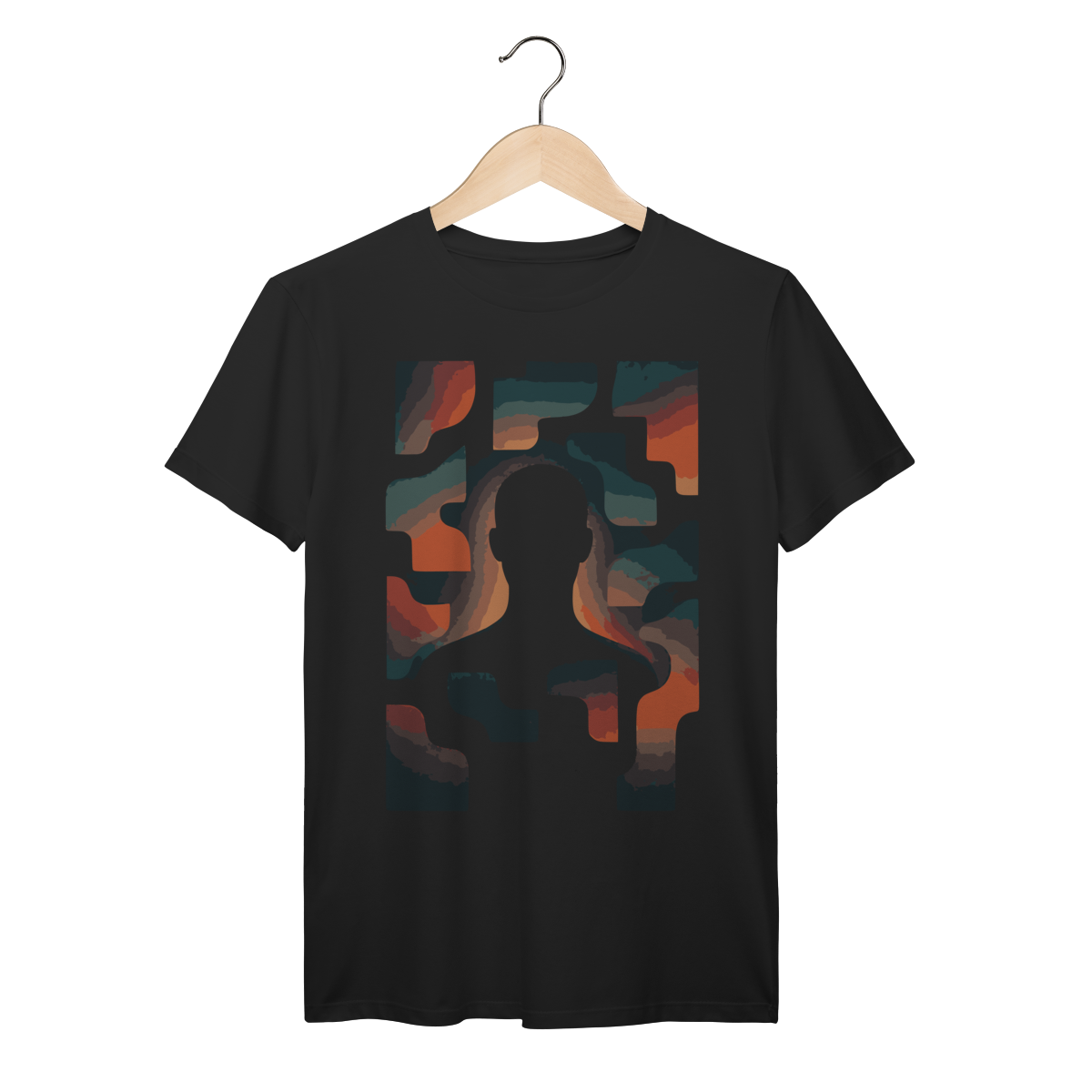 Fragmentos da Consciência: Silhueta em Fluxo