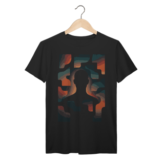 Fragmentos da Consciência: Silhueta em Fluxo