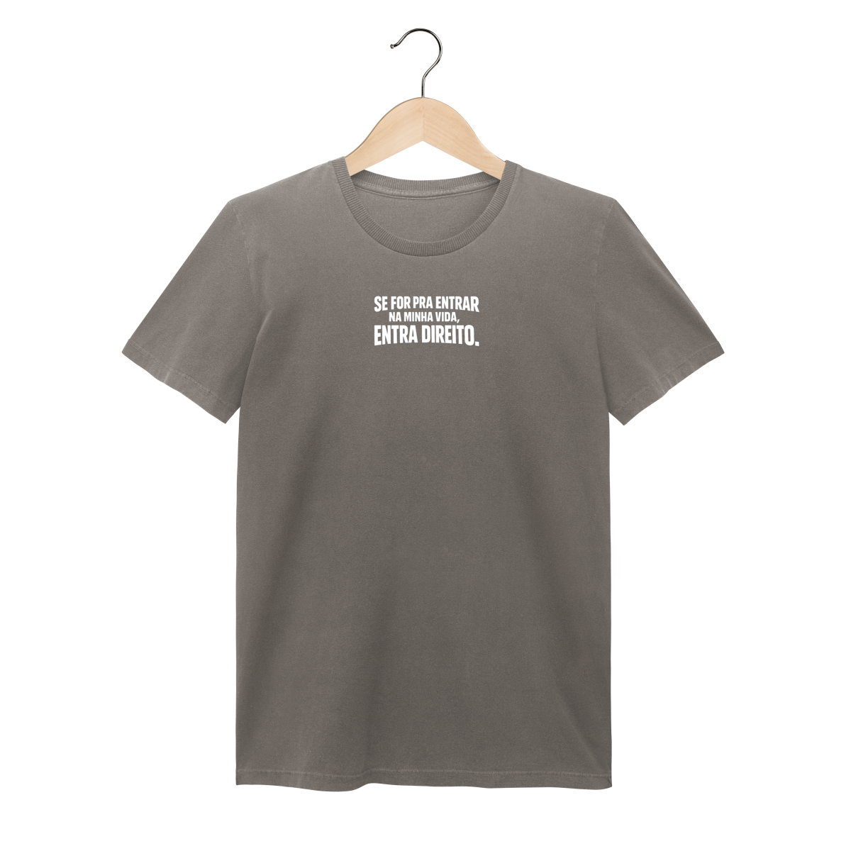 Camiseta Baby Long Estonada “Entra Direito”