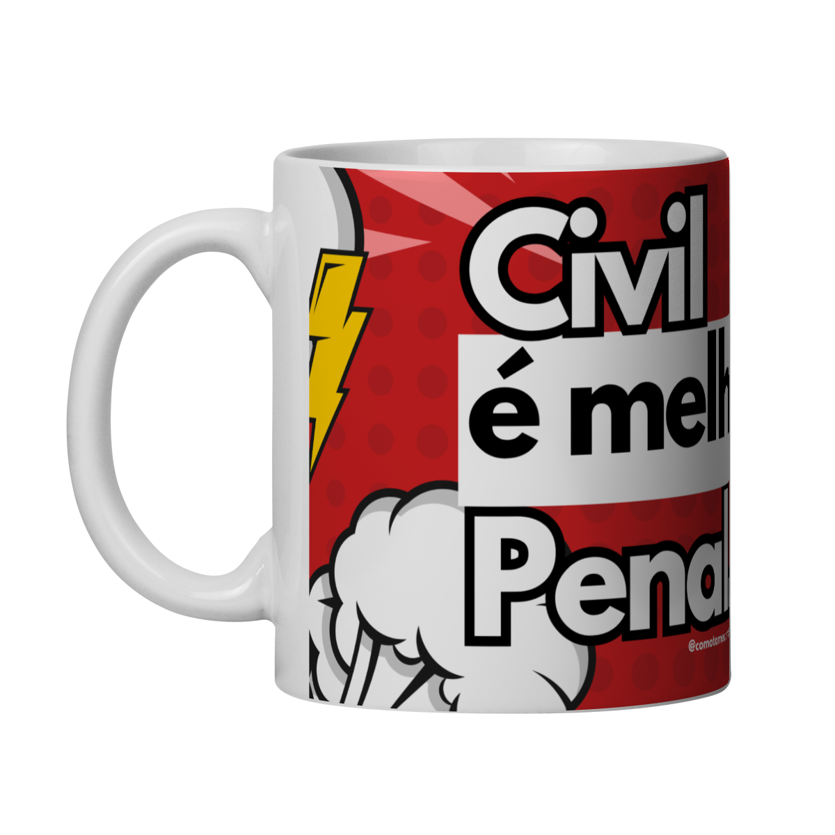 Caneca civil é melhor que penal