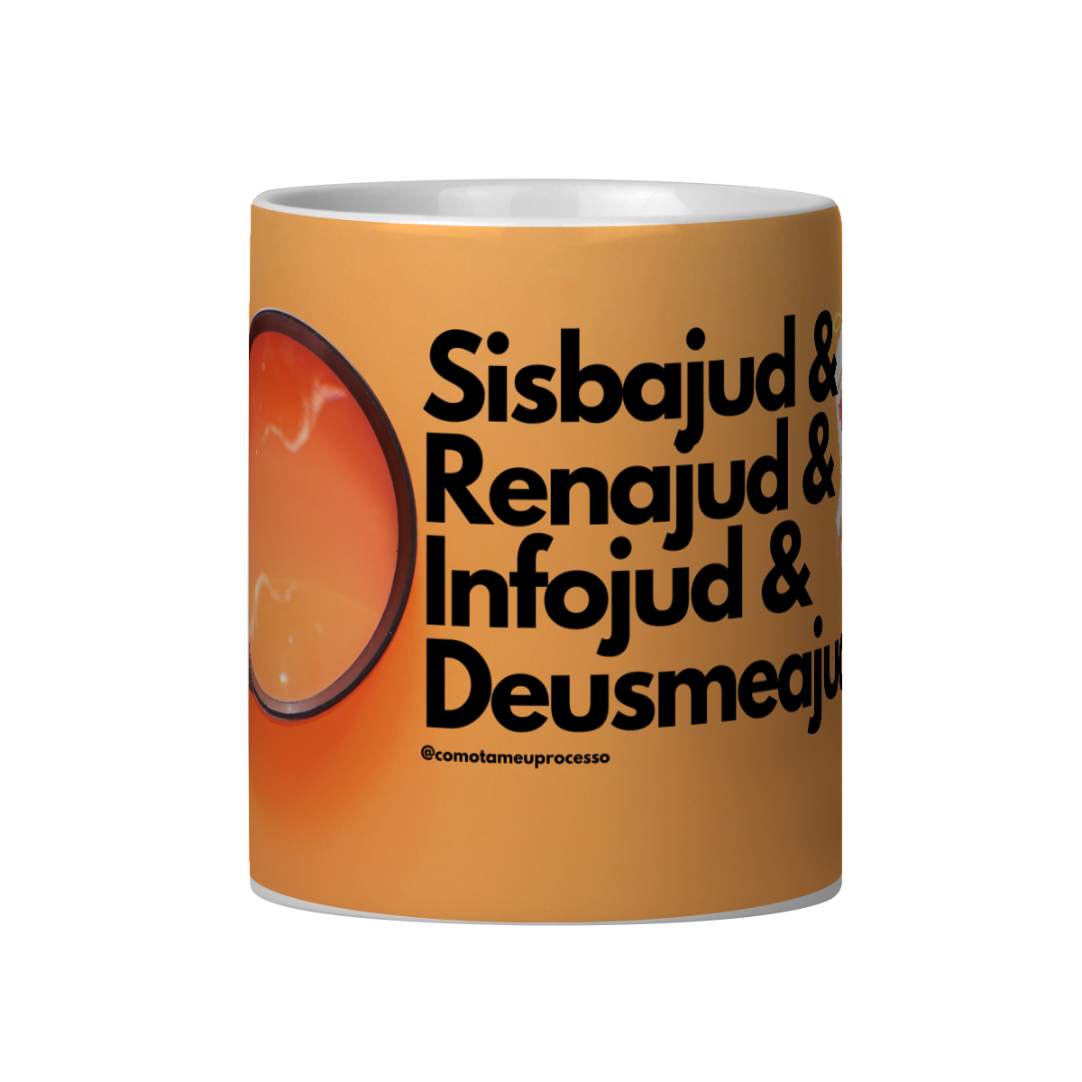 Caneca sisbajud renajud infojud Deusmeajud