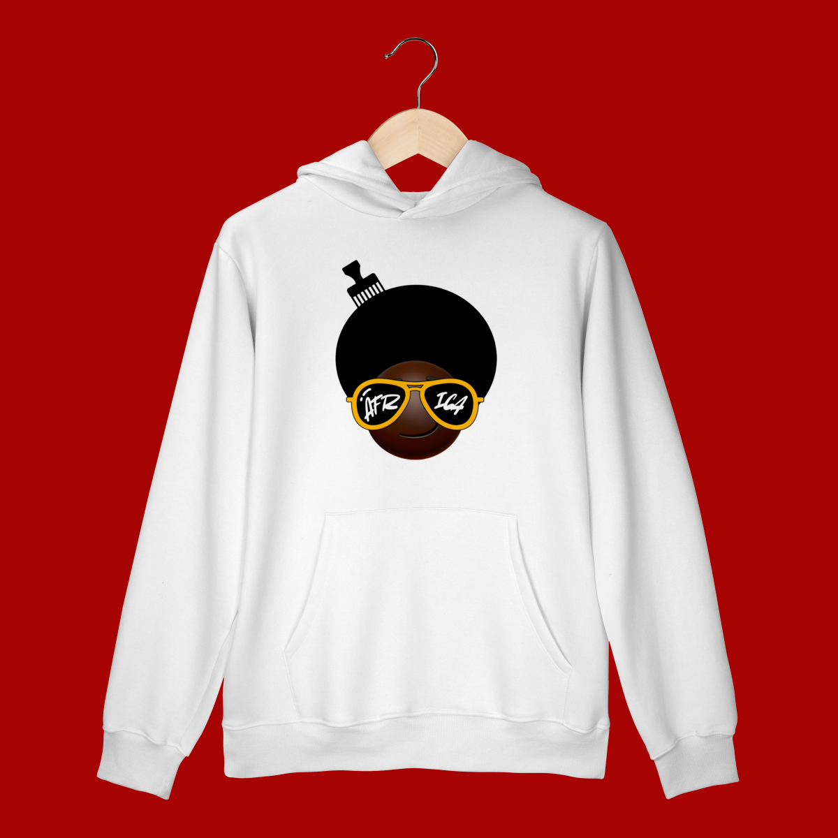 Moleton Prime Bandeira eMojubá Black Emoji África