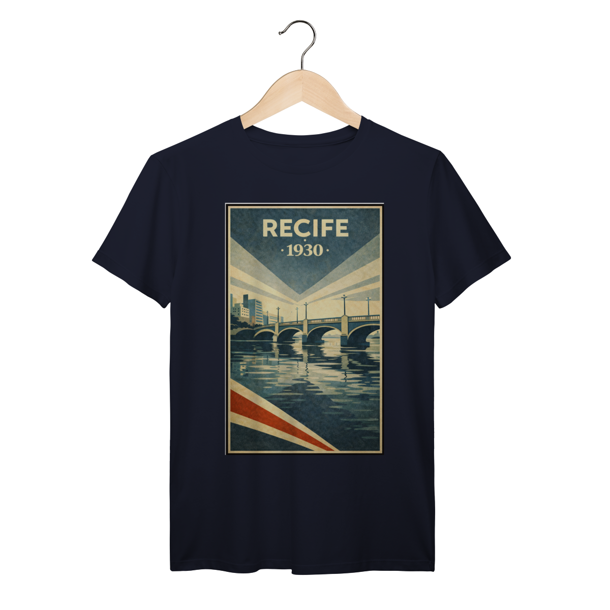 Recife 1930 – Ponte Histórica Vintage Poster