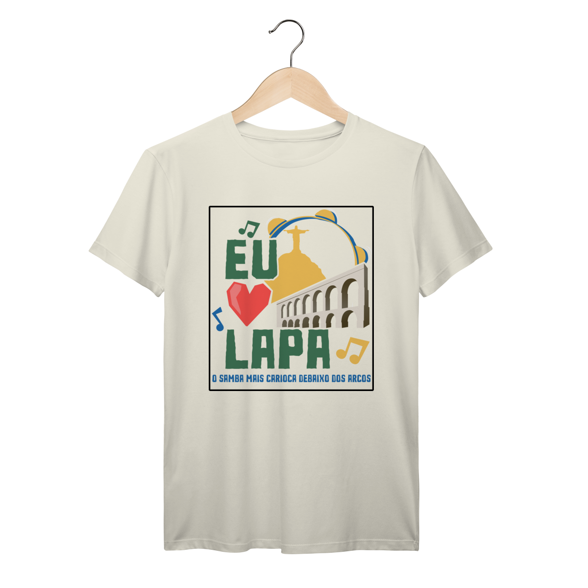 Camiseta Lapa Rio de Janeiro – Eu ❤️ Lapa