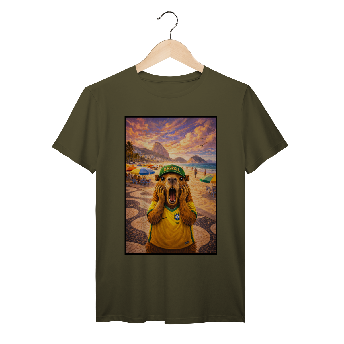 Capivara em Copacabana