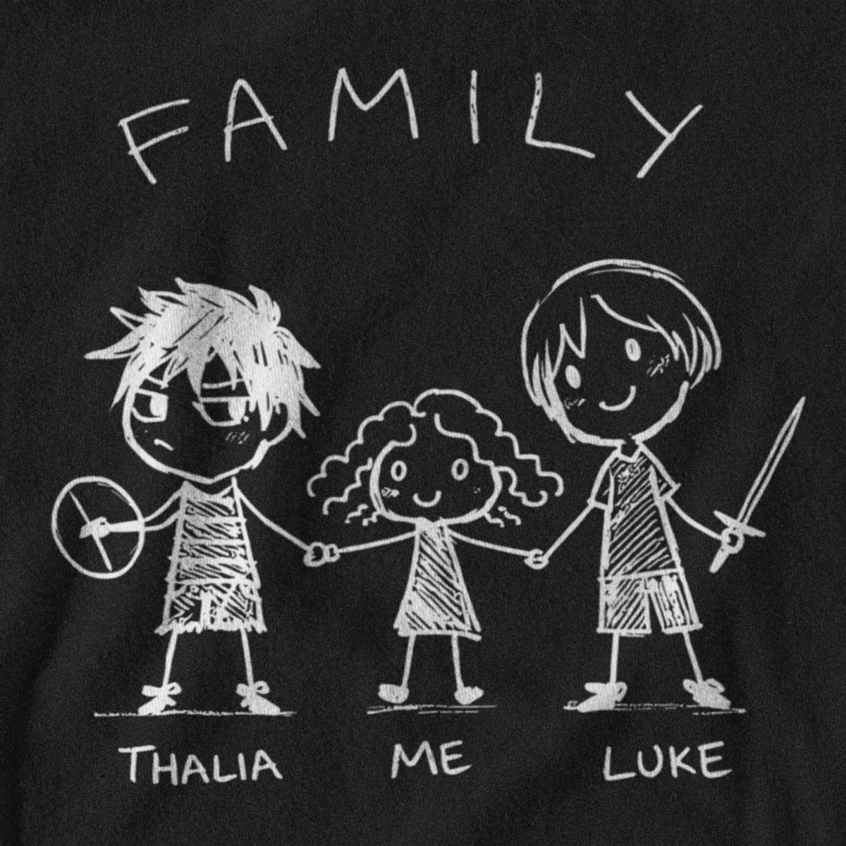 Camiseta UNIÃO OLIMPIANA - Percy Jackson (Preto)