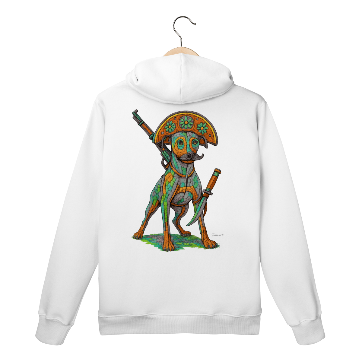 Nome do produto: Moletom Canguru - Caramelo Cangaceiro