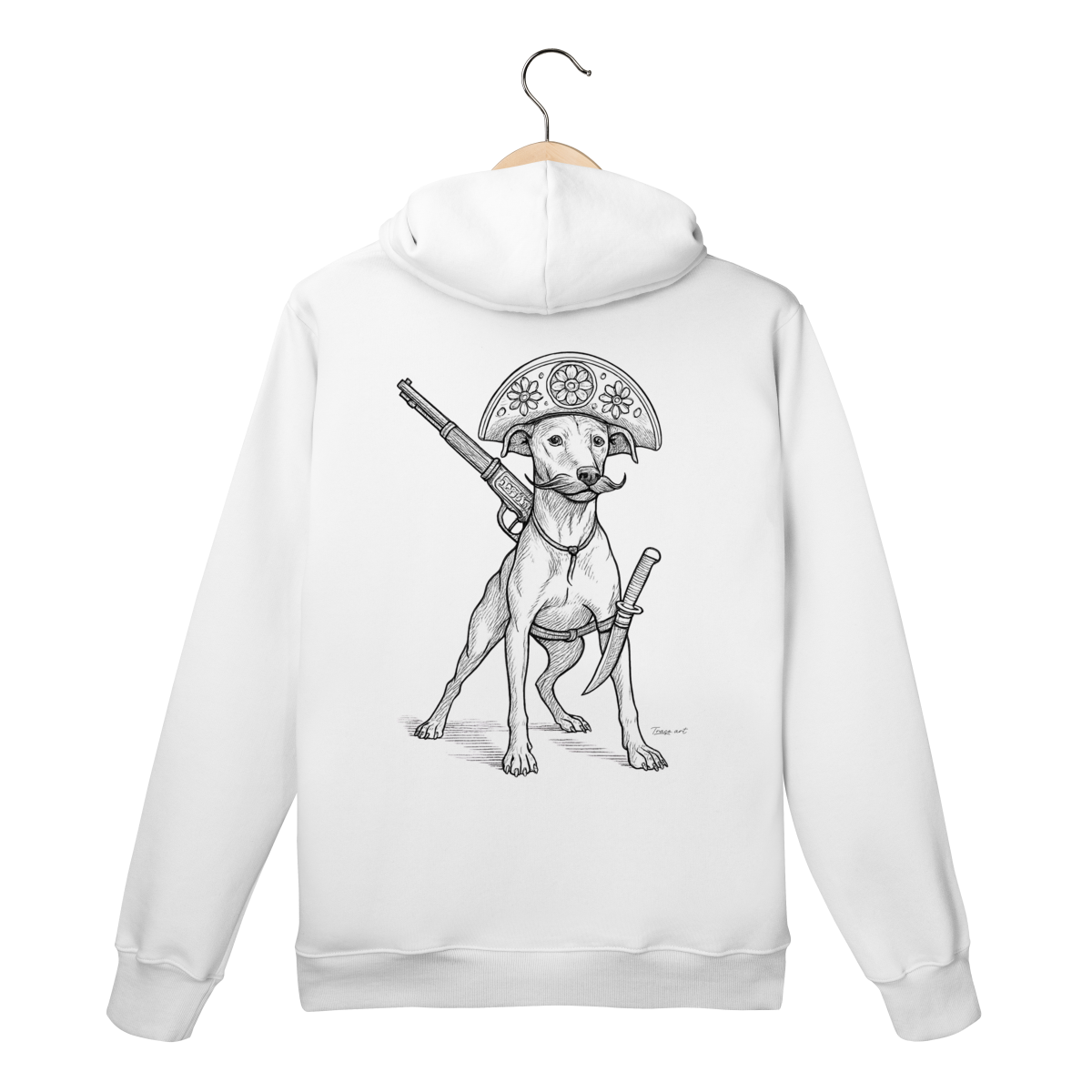 Nome do produto: Moletom Canguru - Caramelo Cangaceiro