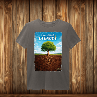 T-Shirt Estonada - É INEVITÁVEL CRESCER