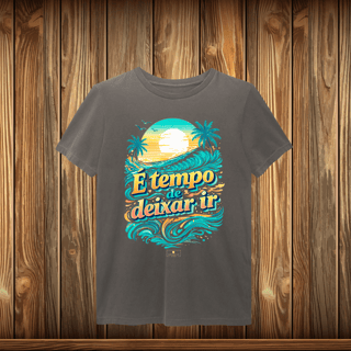 T-Shirt Estonada - TEMPO DE RELAXAR